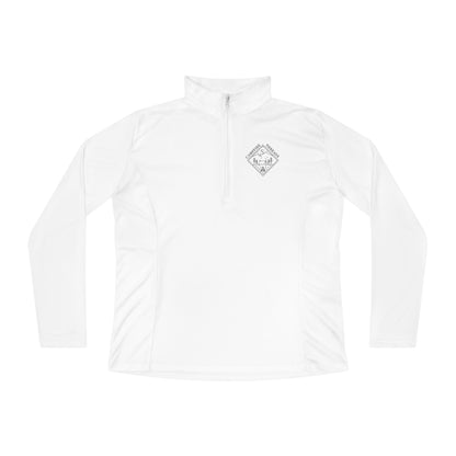 Ladies Quarter-Zip Pullover Double Logo