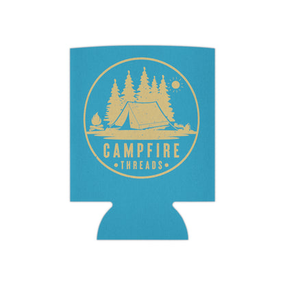 Turquoise Campfire Threads Can Cooler